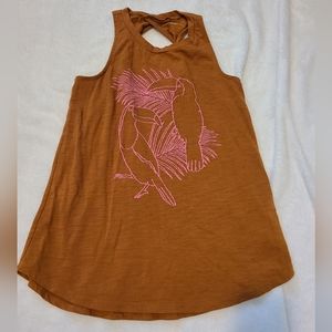 Old Navy Toucan Tank Top w/ twisted back straps